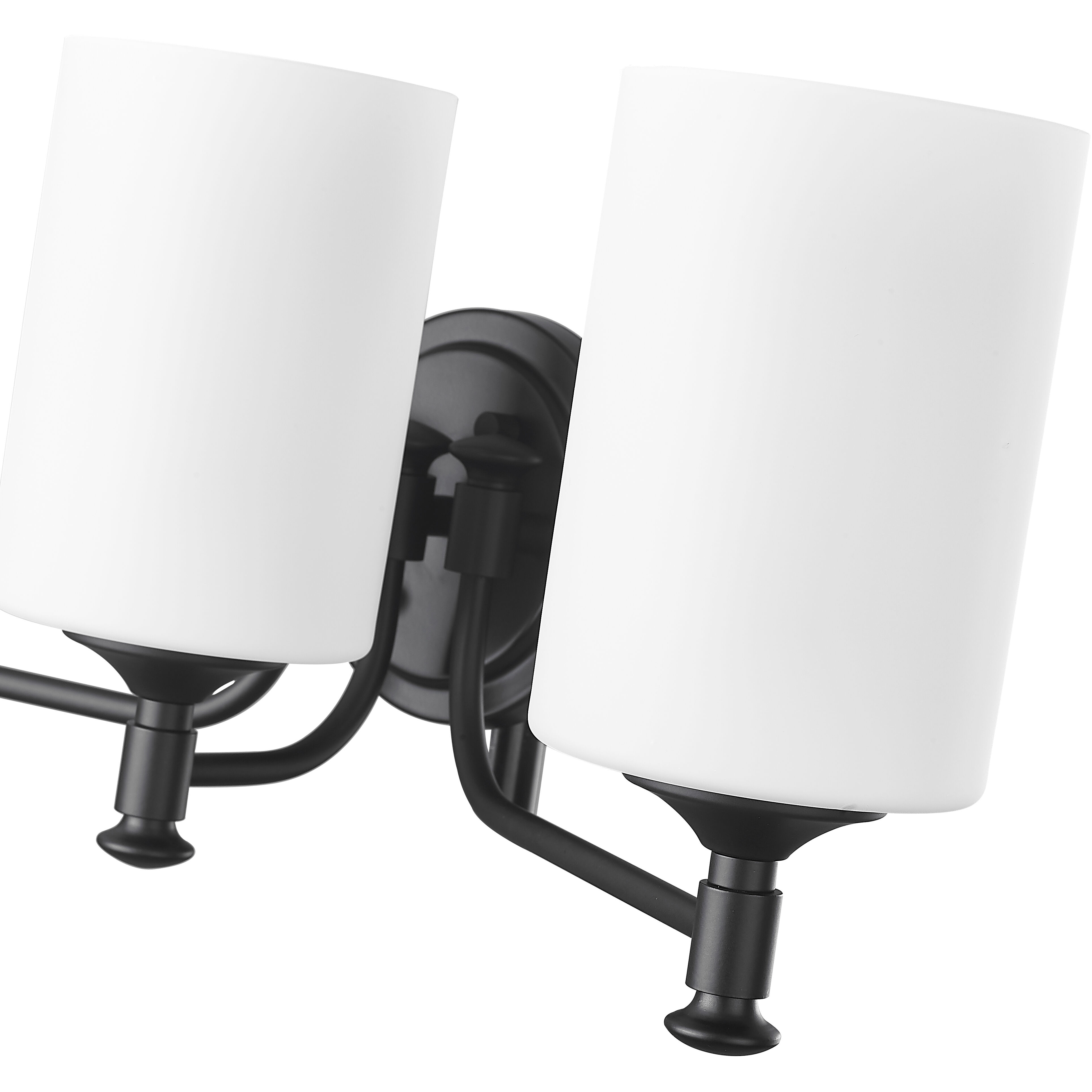 Ailey 3 Light 21.63 inch Matte Black Vanity Light Wall Light